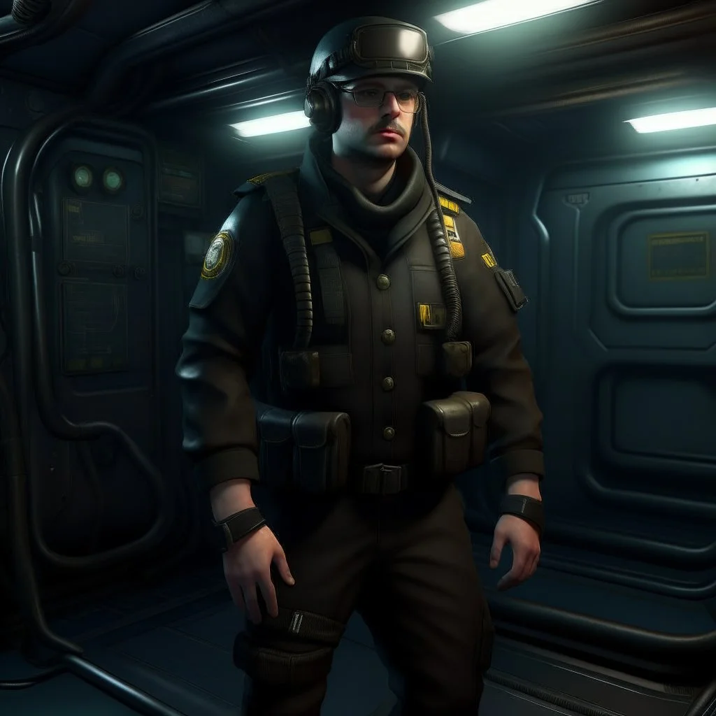 the submarine security officer realistic grimdark