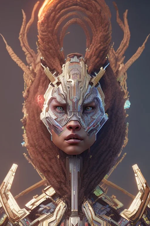 symmetry!! portrait ofobsidian fire alien in the style of horizon zero dawn, machine face, intricate, elegant, highly detailed, digital painting, artstation, concept art, smooth, sharp focus, illustration, art by artgerm and greg rutkowski and alphonse mucha, 8k