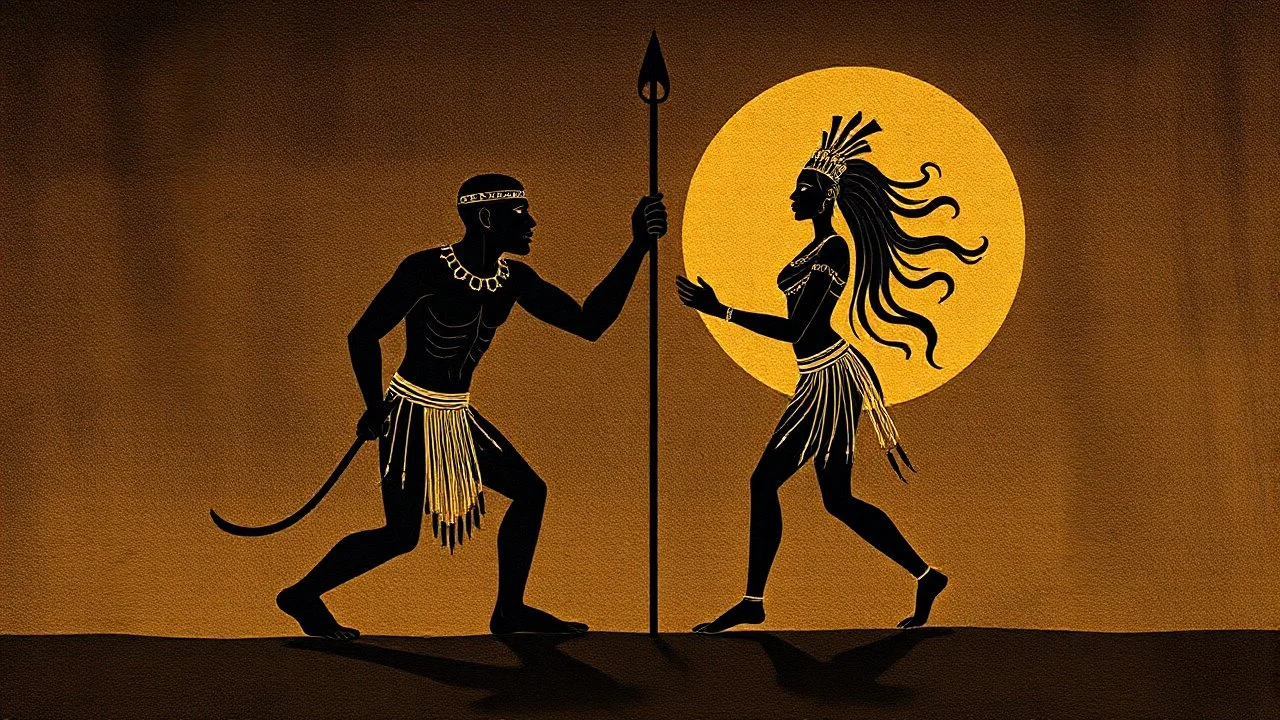 In Fon mythology Adanhu and Yewa were the first man and woman.