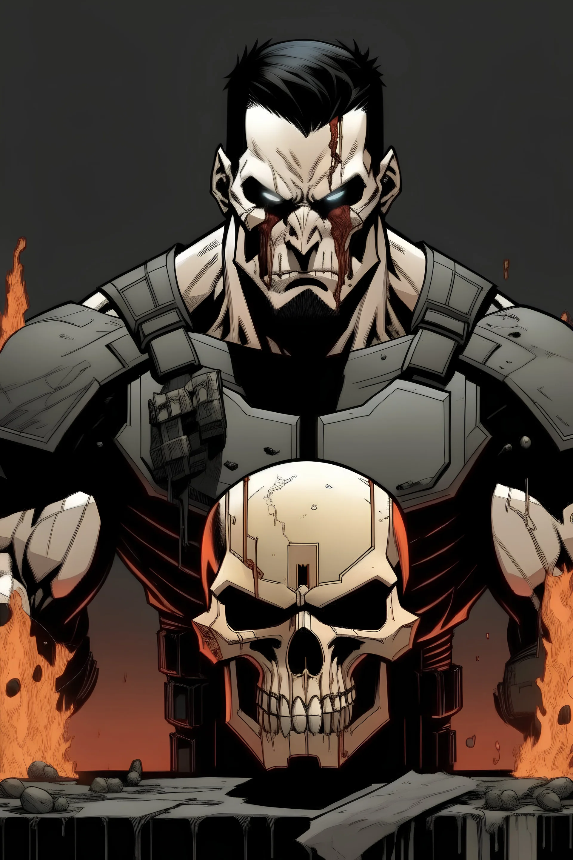 The punisher kill iron man