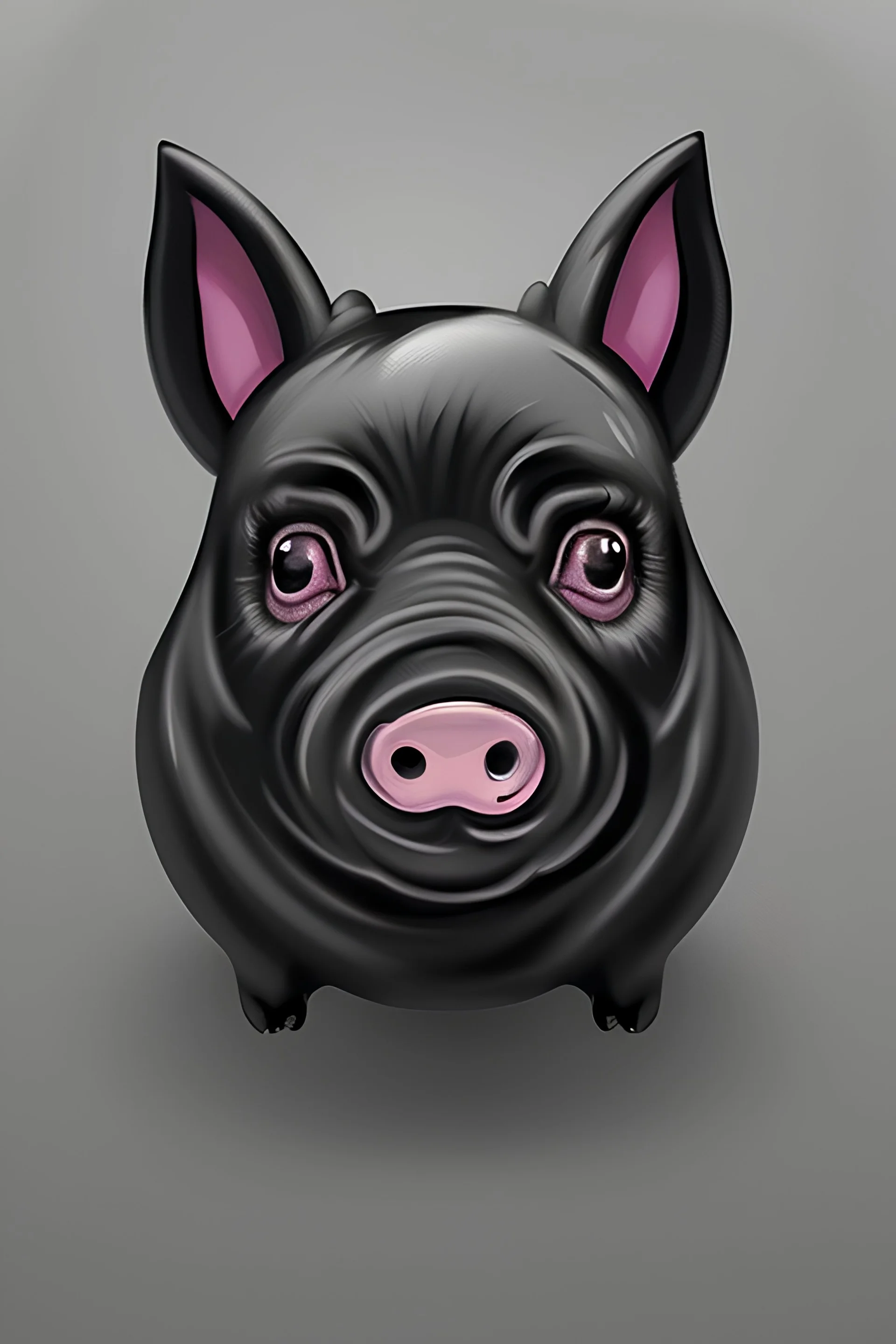 black ghost pig