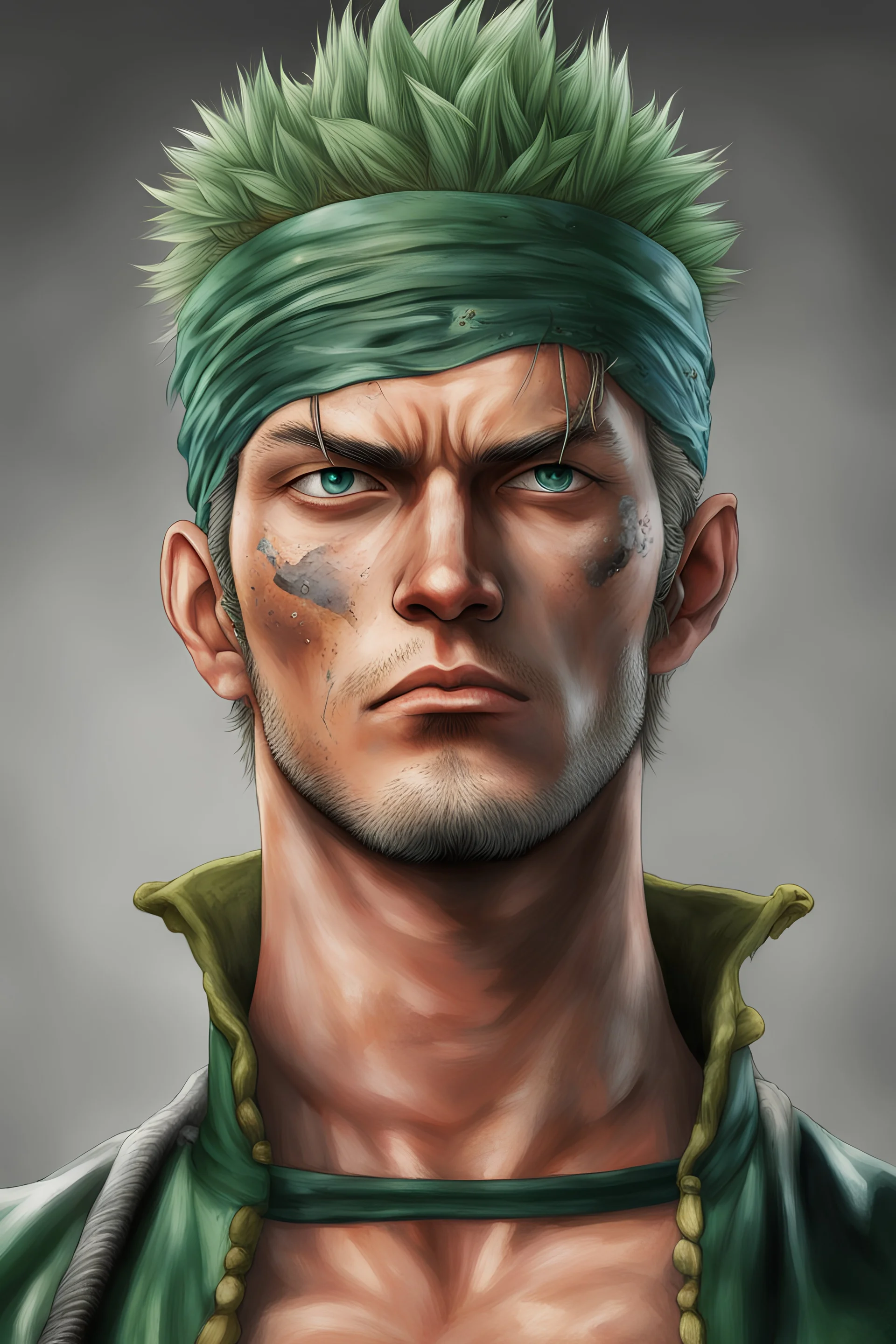 One piece zoro realistic