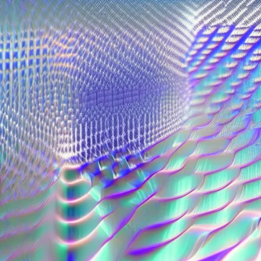 3d holographic pattern on infinite white background, glow, glass effect, 4k. sober. fintech