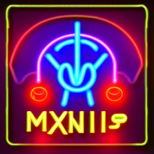 a neon sign that says MIXYLAND