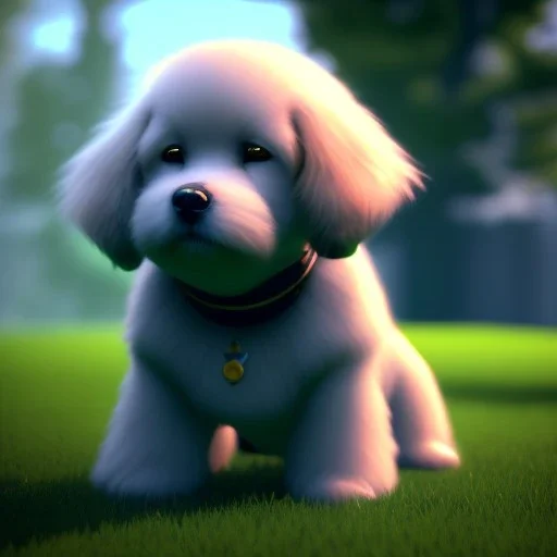 dog, , Unreal Engine 5, realistic, hyper detailed