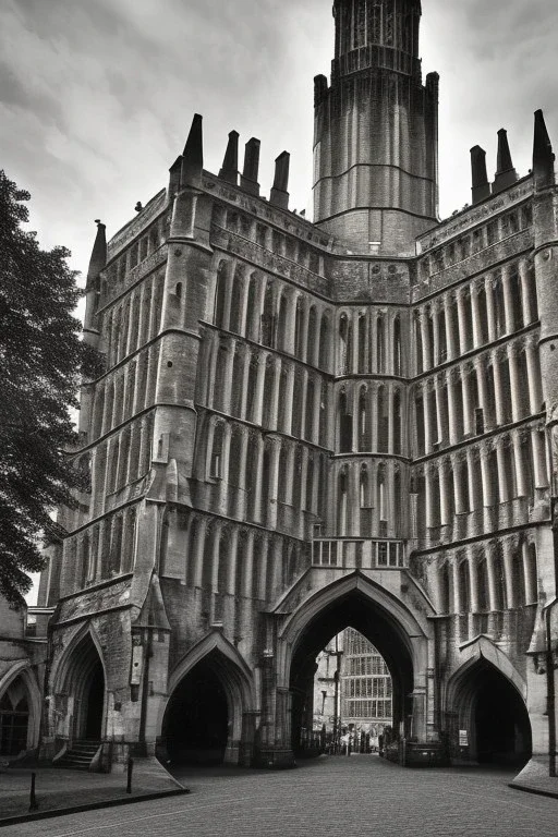 Creepy Old photo of Southampton bargate