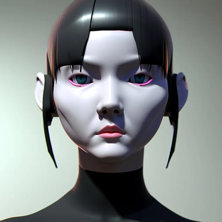 Girl cyber 3D