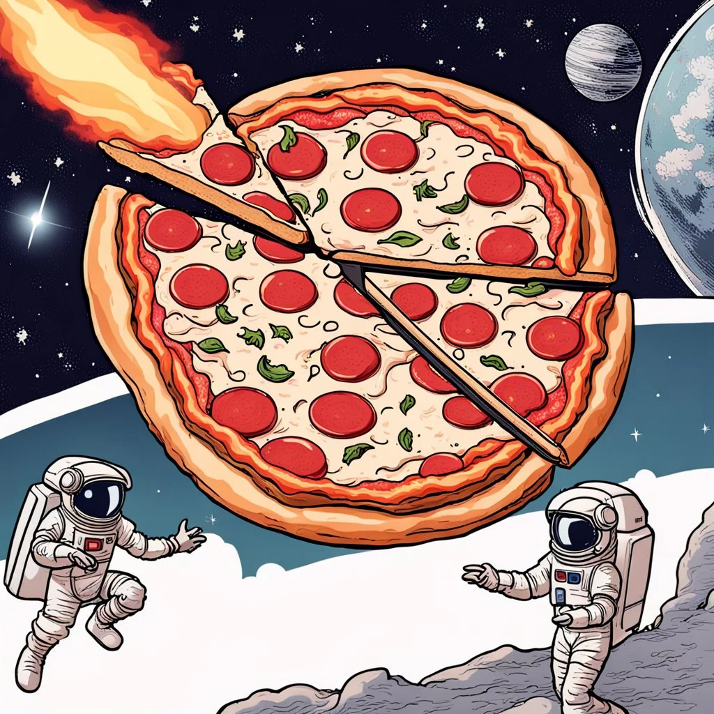 If you are transporting a pizza through outer space, what is the most effective way to keep the pizza hot enough?