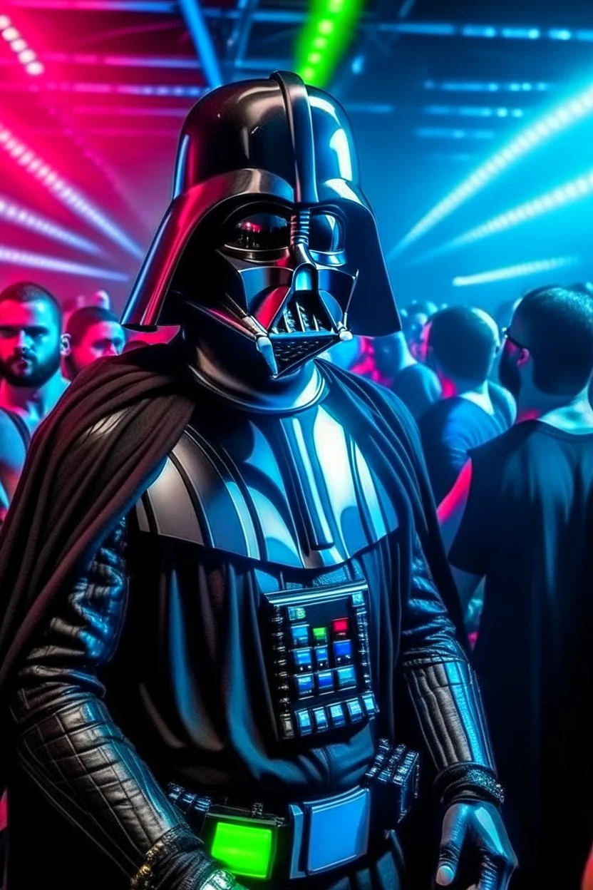 pictures of vader at a rave