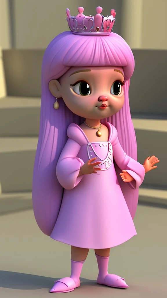 Introduction to Princess Penelope, cartoon,3D