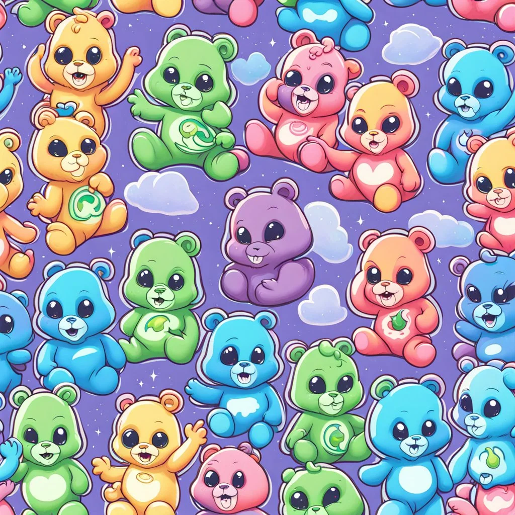 Alien Care Bears.