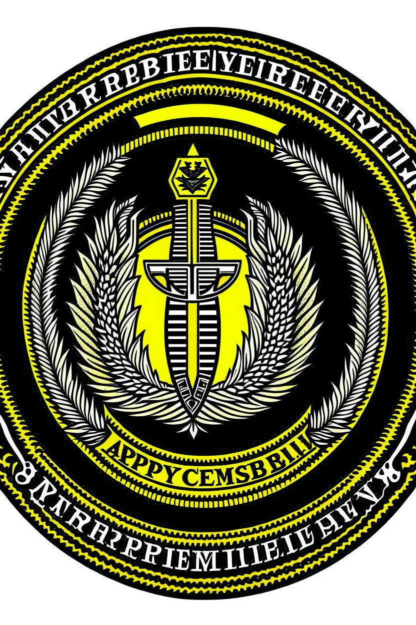 Private military logo with Amberian Security Consulting as the name