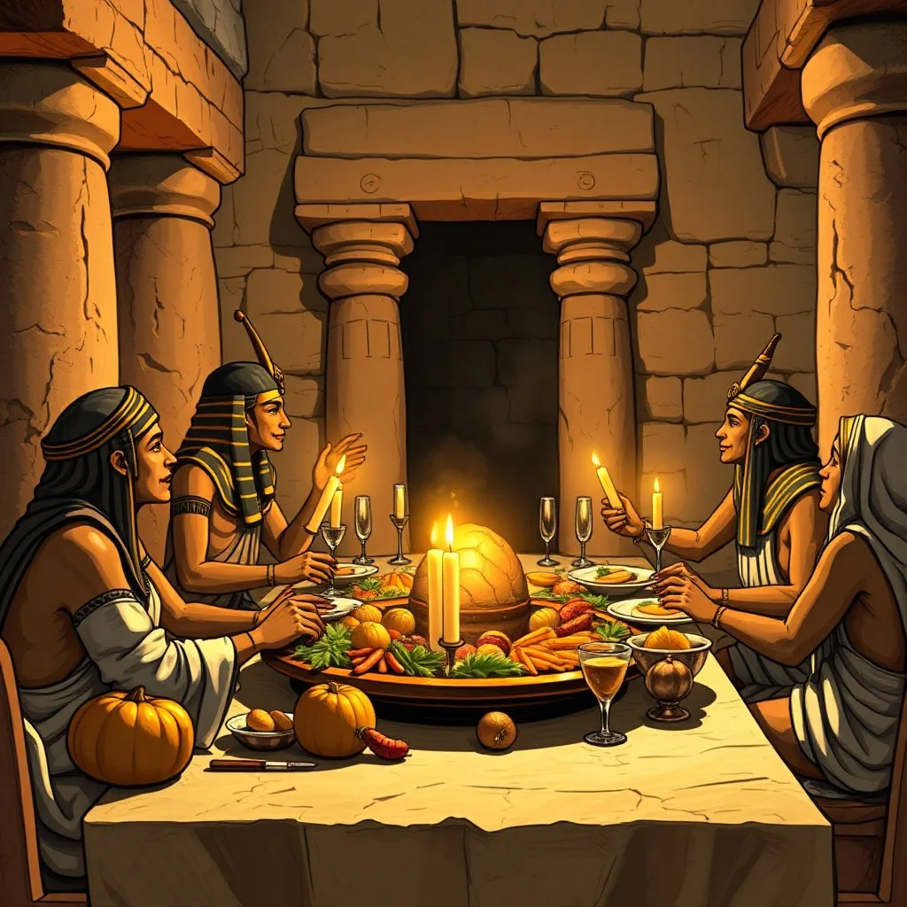 Thanksgiving dinner in ancient Egypt