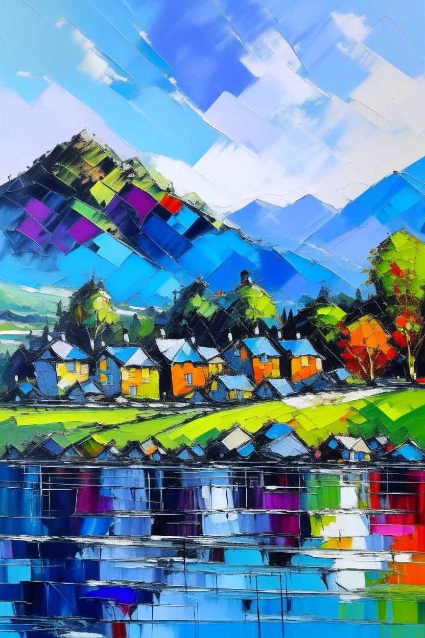 Lake District in the style of jolomo