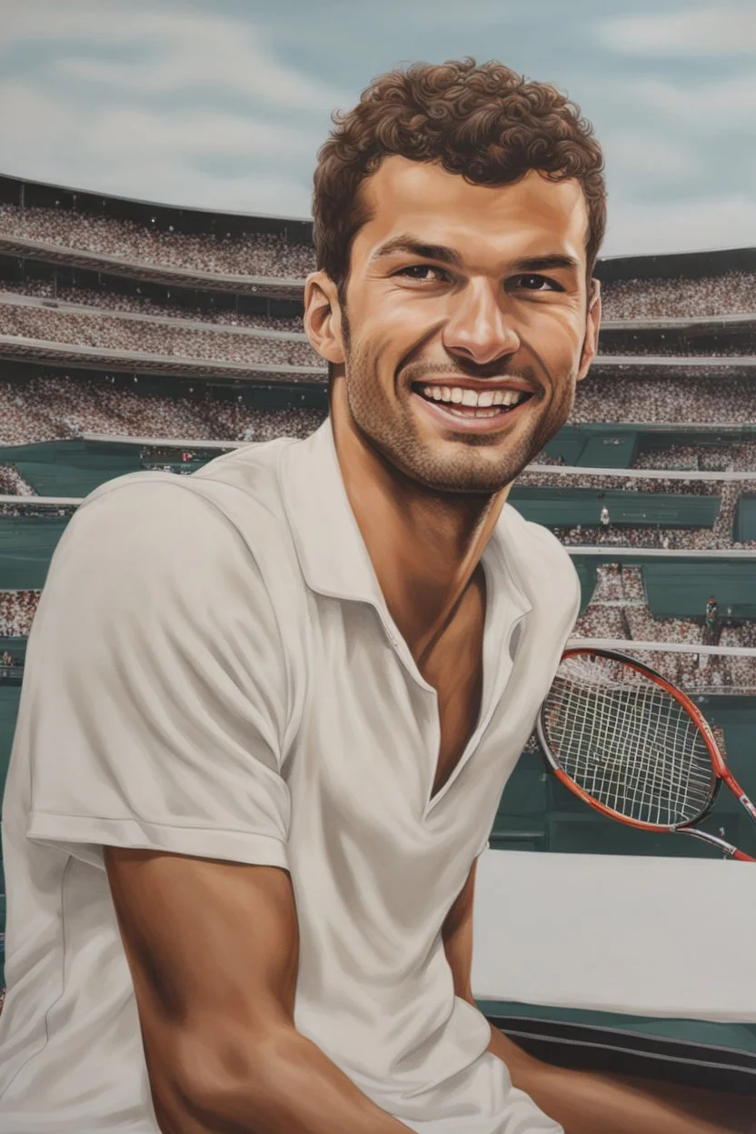 A hyper-realistic Grigor Dimitrov