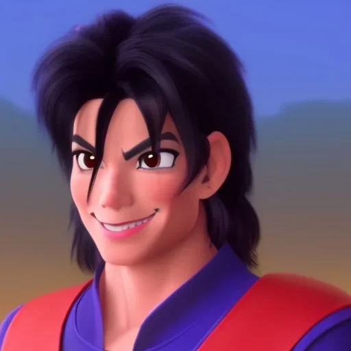 michael jackson as a dragonball z character