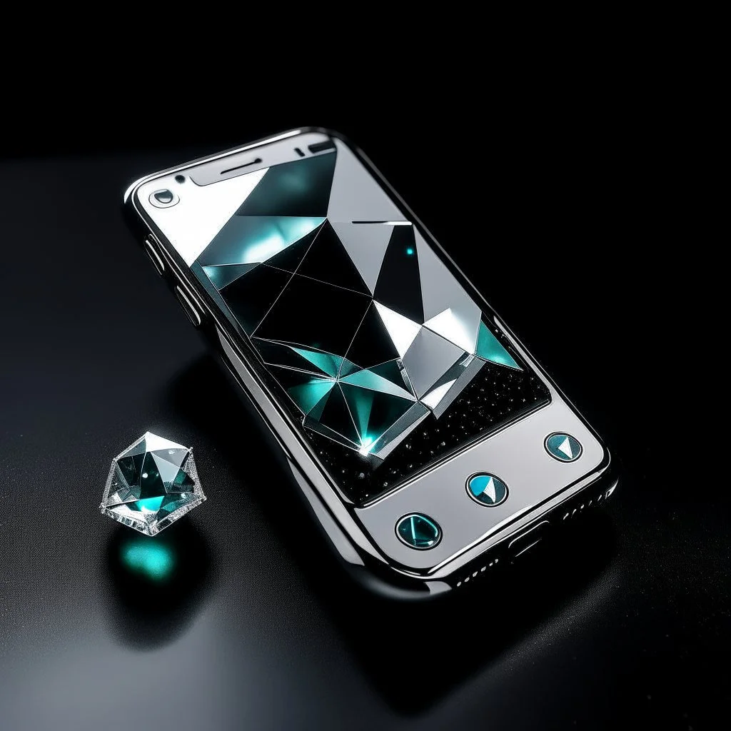 هاتف بشكل جوهرة العقيق