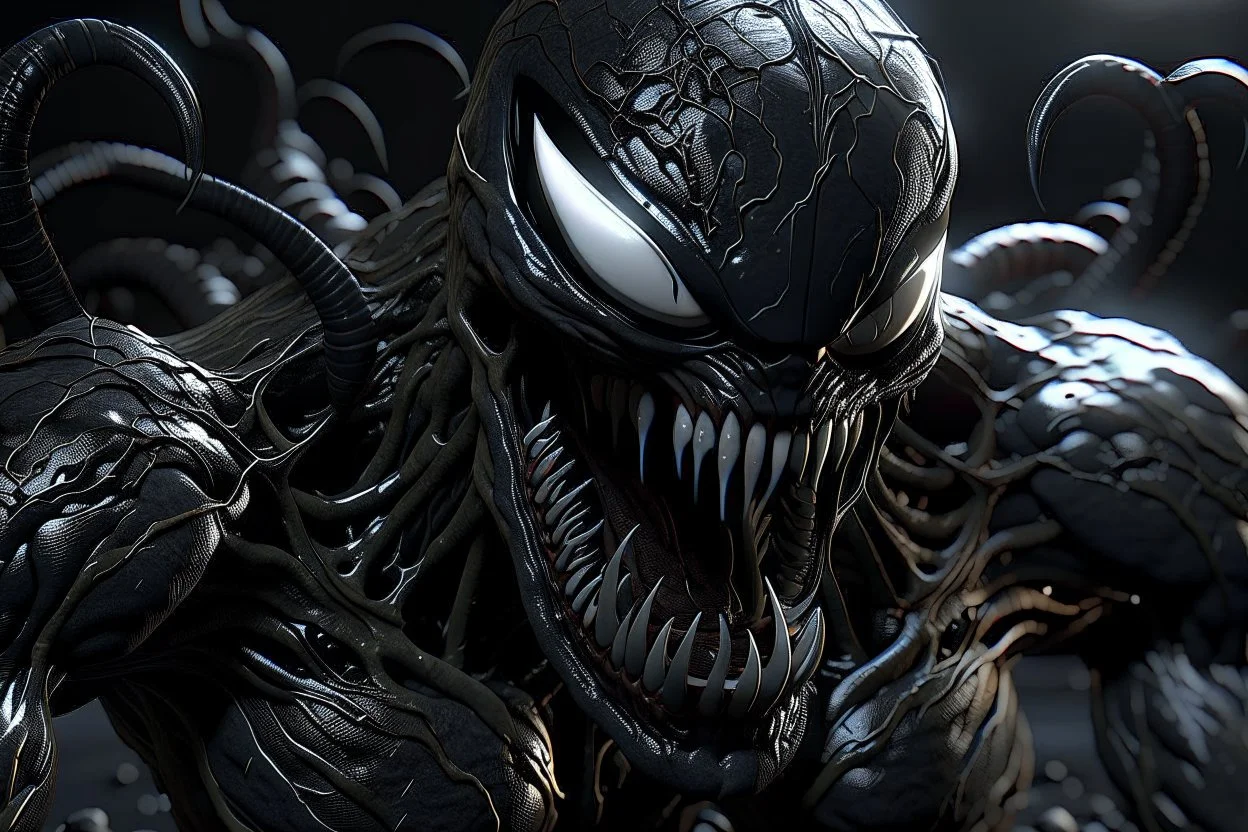 Imagine/ venom ,Hyper-detailed ,8k, by xanuth