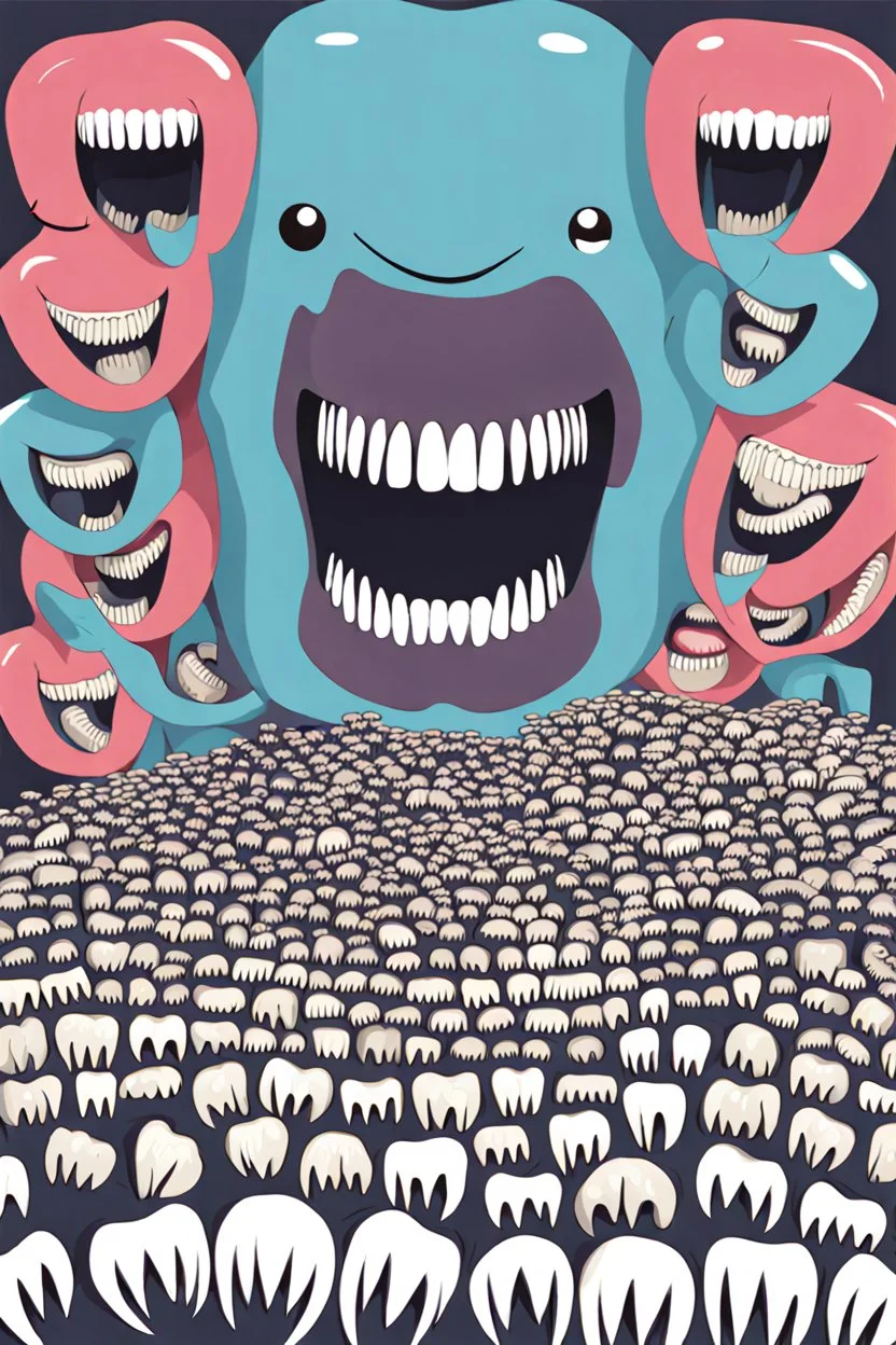 Many teeth