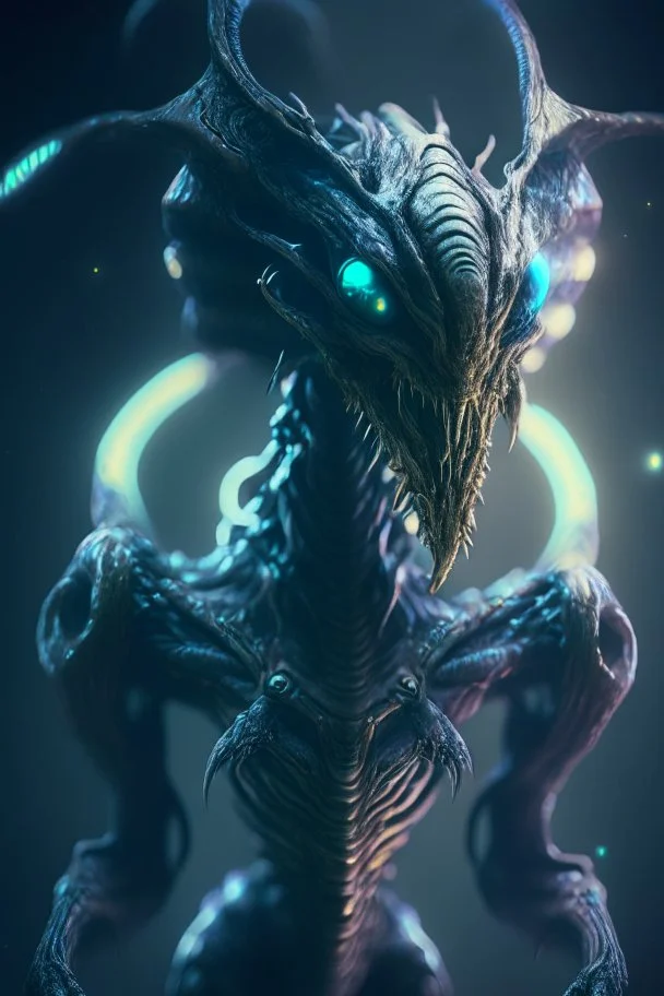 Alien mythical creature, HD, octane render, 8k resolution