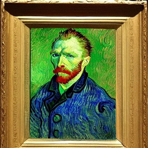 selfportrait painted by van gogh