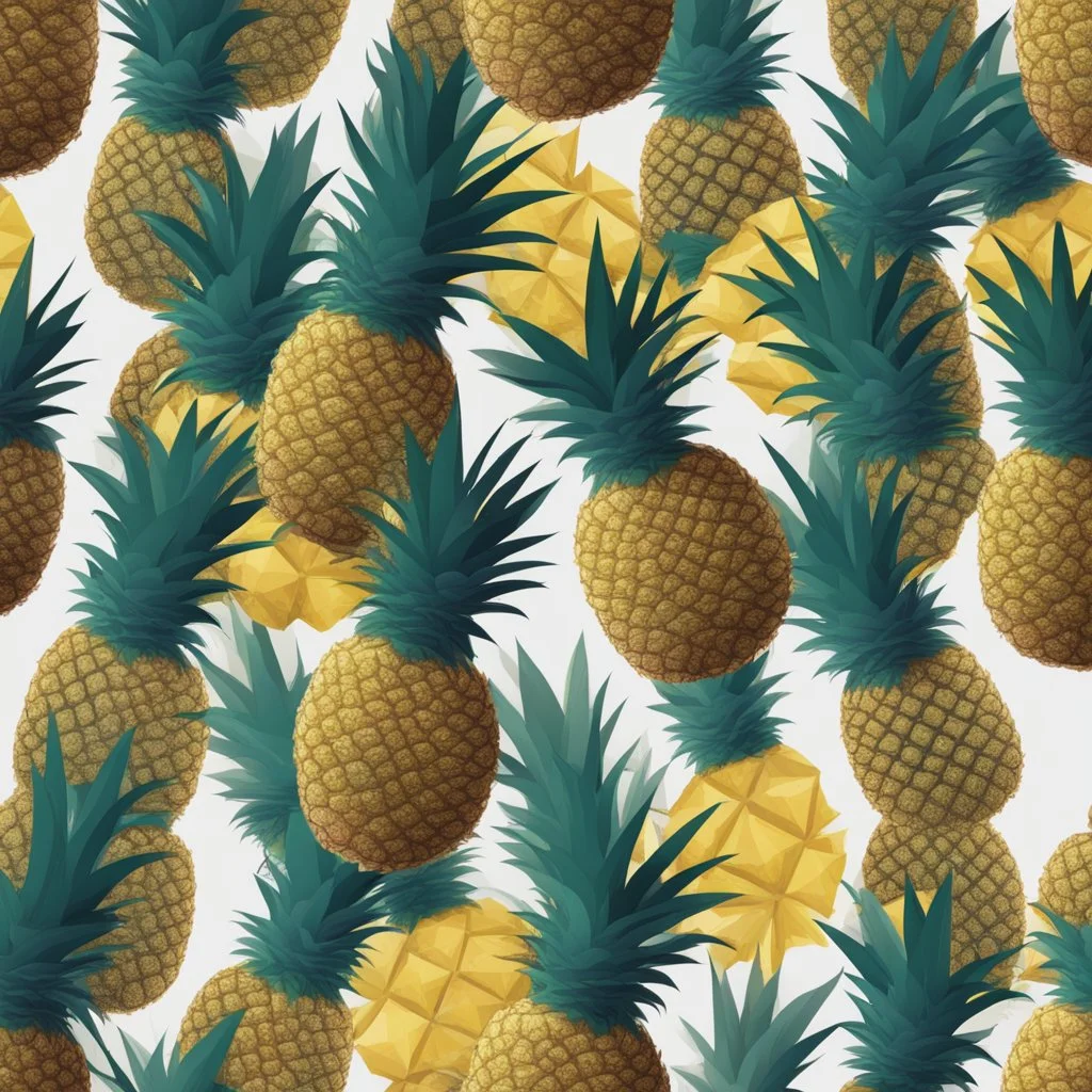 Abstract pineapple concept