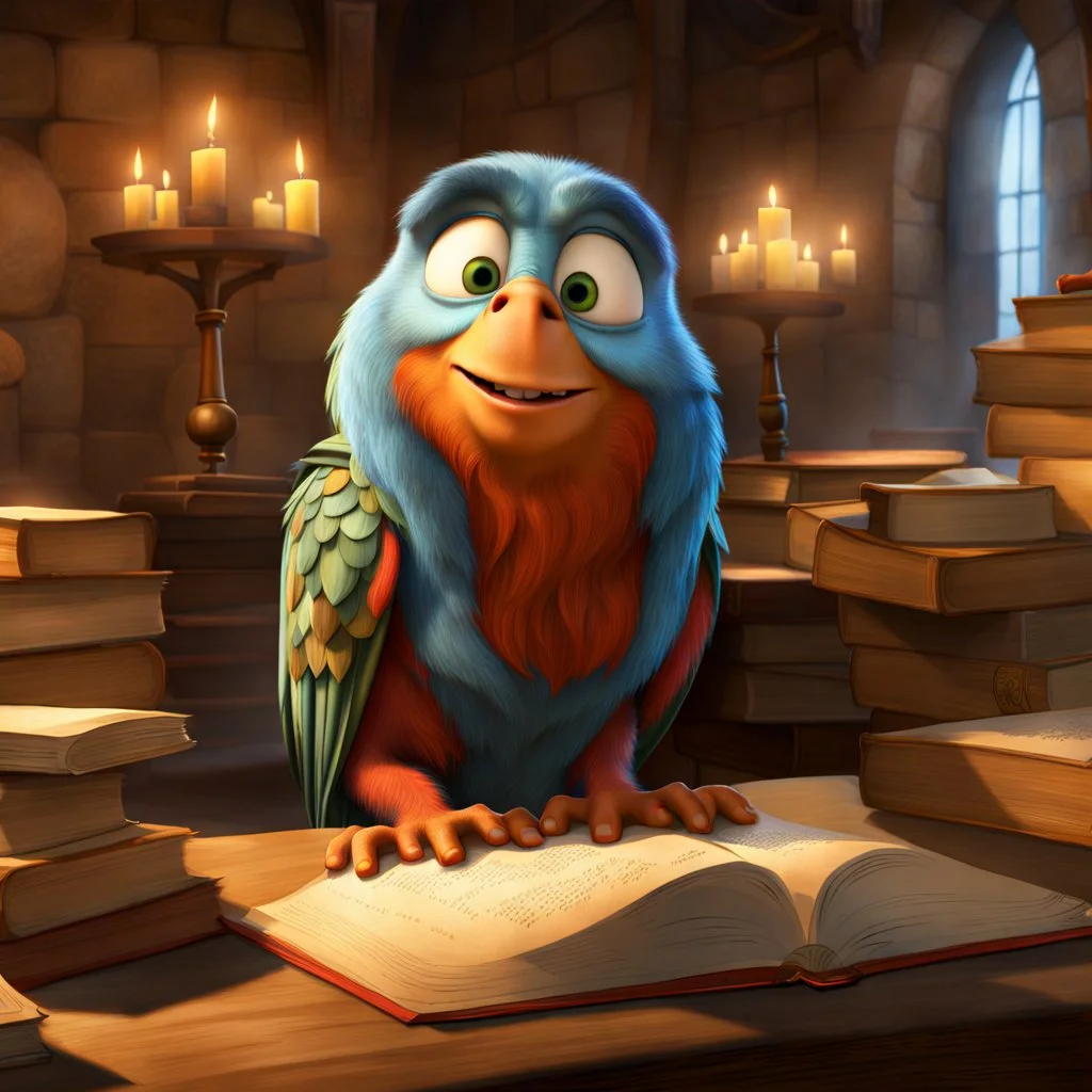 Imágen Disney Pixar de Leonardo da Vinci