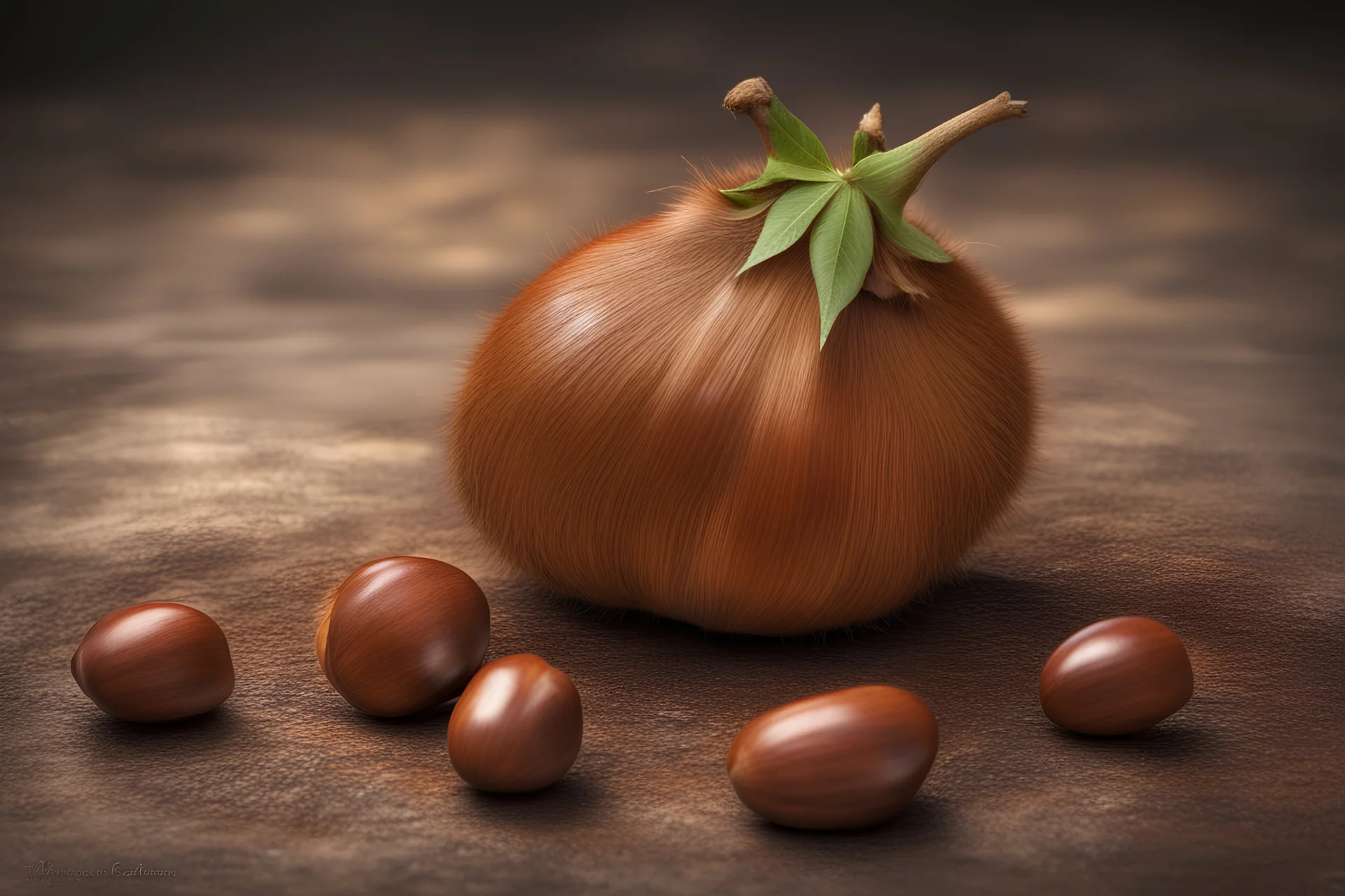 A chestnut , photorealistic, award winning photo, 16k, HDR