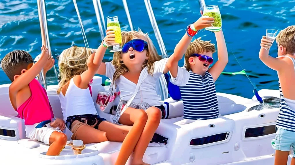 kids drinking on yacht party crashes