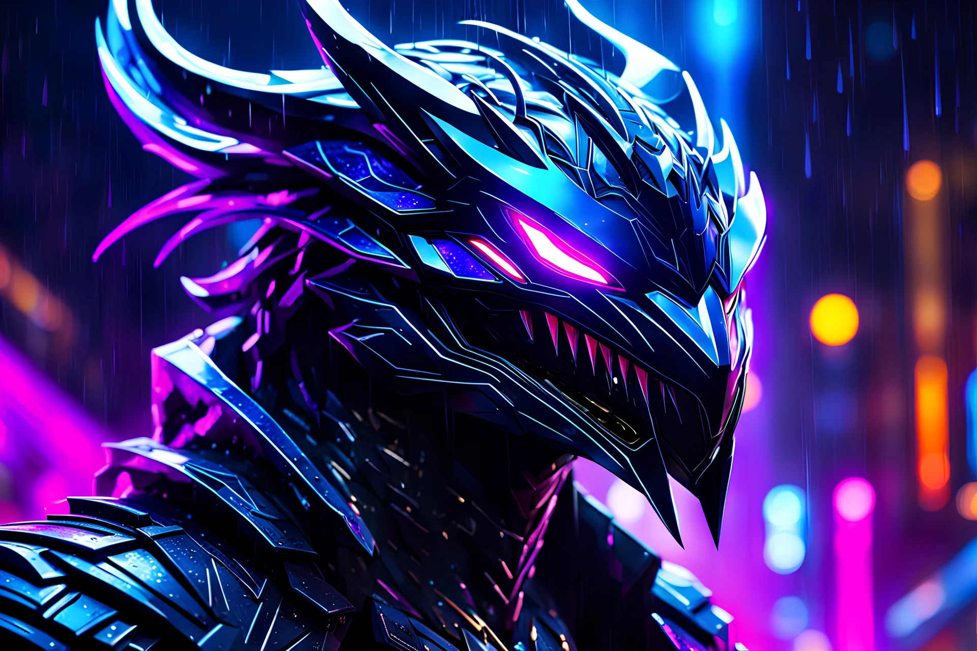 kindred venom in 8k solo leveling shadow artstyle, machine them, mask, close picture, rain, neon lights, intricate details, highly detailed, high details, detailed portrait, masterpiece,ultra detailed, ultra quality