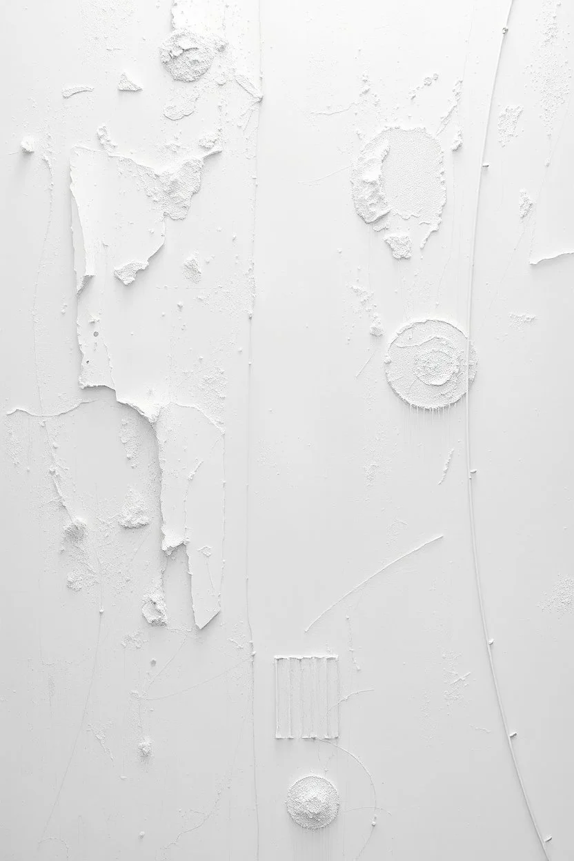 Decenter whiteness; Abstract Contemporary Art; pale pastels and white