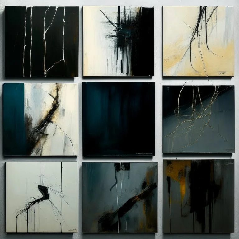 Minimal abstract oil painting of a limbs sinew.hanging wires illuminated at night. In the style of Justin Mortimer and Phil Hale and Ashley Wood