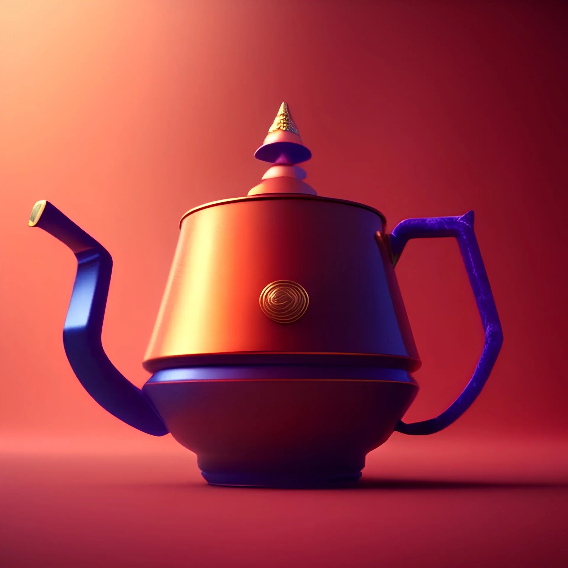 surrealism, art by Jerico Santander, The Teapot, octane render, redshift render,ambient lighting