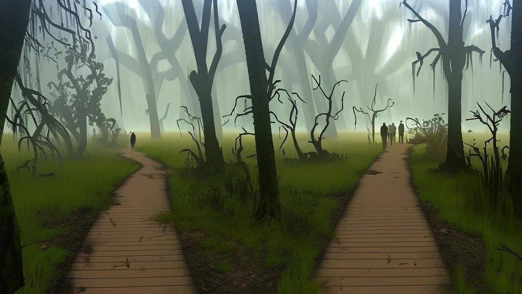 trail through the swamp