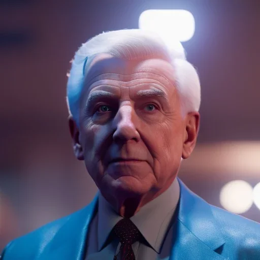 Leslie Nielsen naked gun, closed eyes, rtx, reflection, 8k, glow, winning photography, caustics