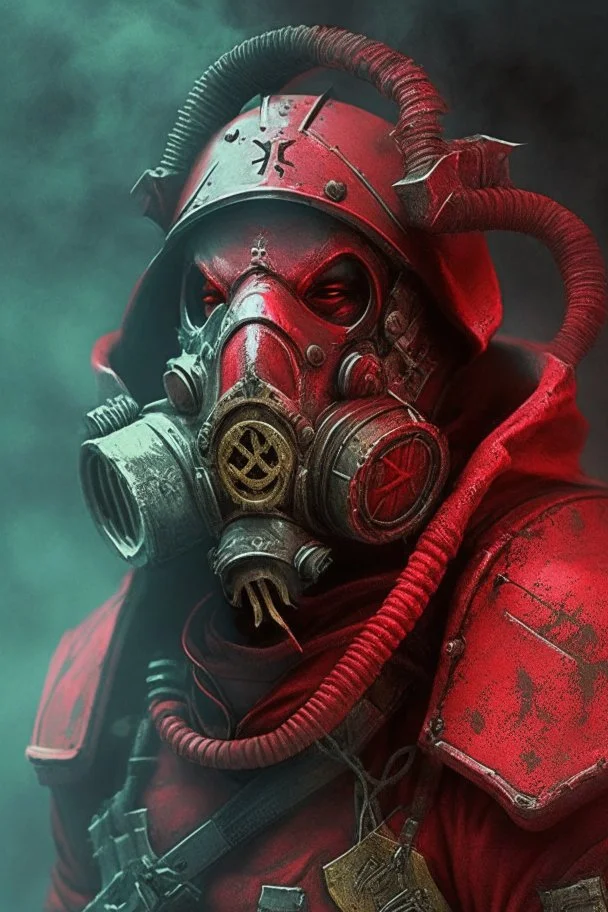 Blood seeker with gas mask