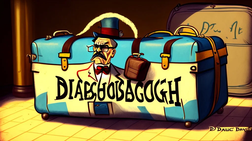 mr. dr. douchebag is missing his baggage