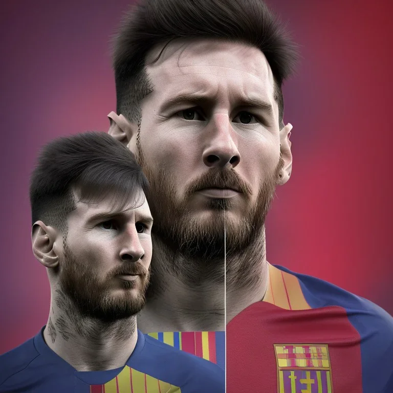 portrait lionel Messi world cup championship, 8k, realistic, highly detailed