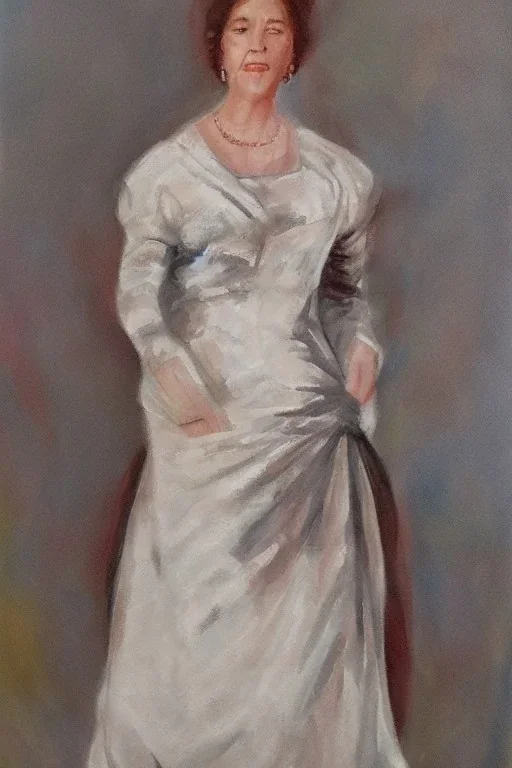 Portrait lady, full body shot, full-color medium shot Dollette