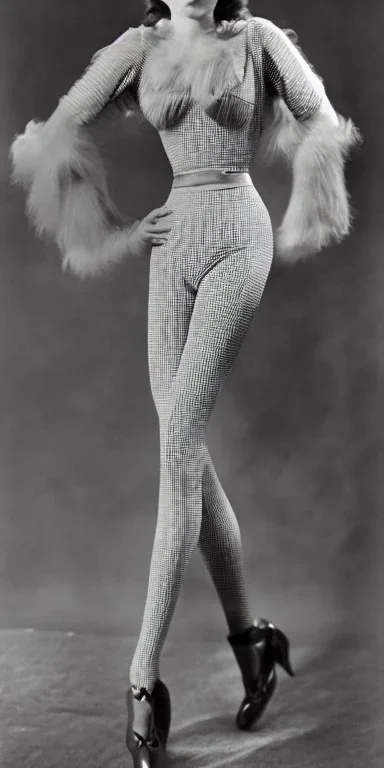 Ziegfeld Girl on jeans