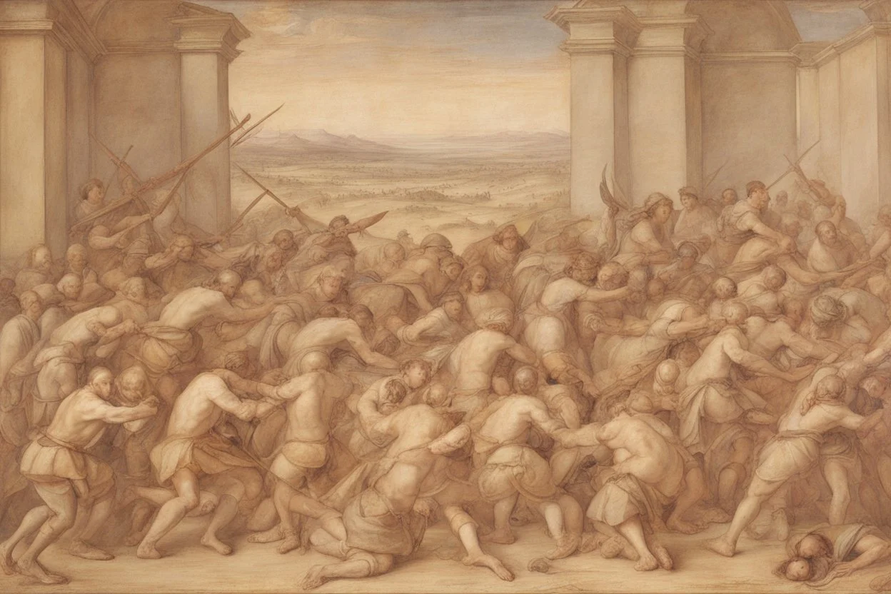 battlefield by andrea del sarto