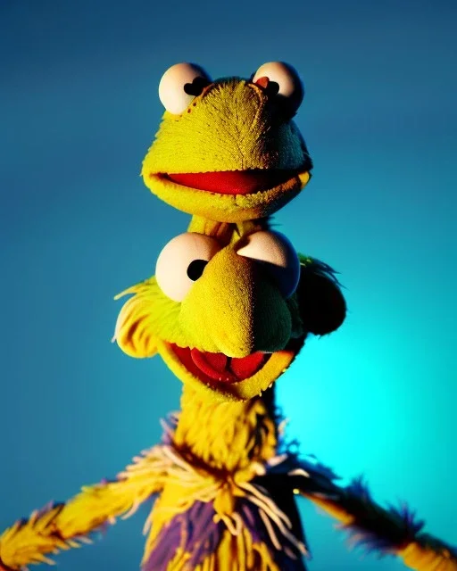 Realistic image, hybrid, sexy woman body, muppet Sesame Street head, portrait, concept art, smooth, unreal engine 5, god lights, ray tracing, RTX, lumen lighting, ultra detail, volumetric lighting, 3d, finely drawn, high definition, 4k.