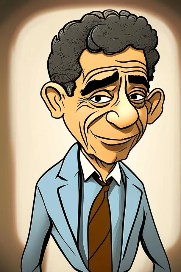 Moataz Matar Egyptian journalist ,cartoon 2d