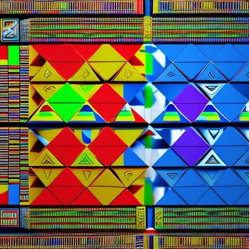 Kente scene, cinematic, Rubik's cube, african pattern symbols, engraved, 8k quality, hyper realistic, unreal engine 5