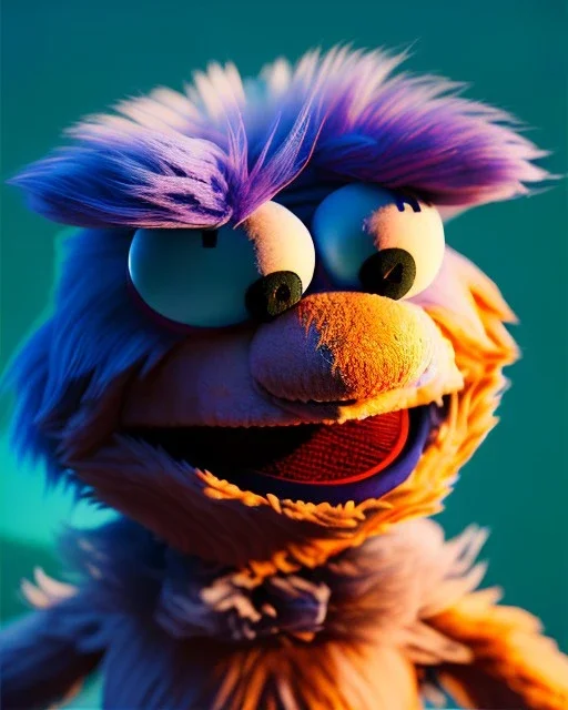 Realistic image, sexy woman hair muppet Sesame Street helmet, portrait, concept art, smooth, unreal engine 5, god lights, ray tracing, RTX, lumen lighting, ultra detail, volumetric lighting, 3d, finely drawn, high definition, 4k.