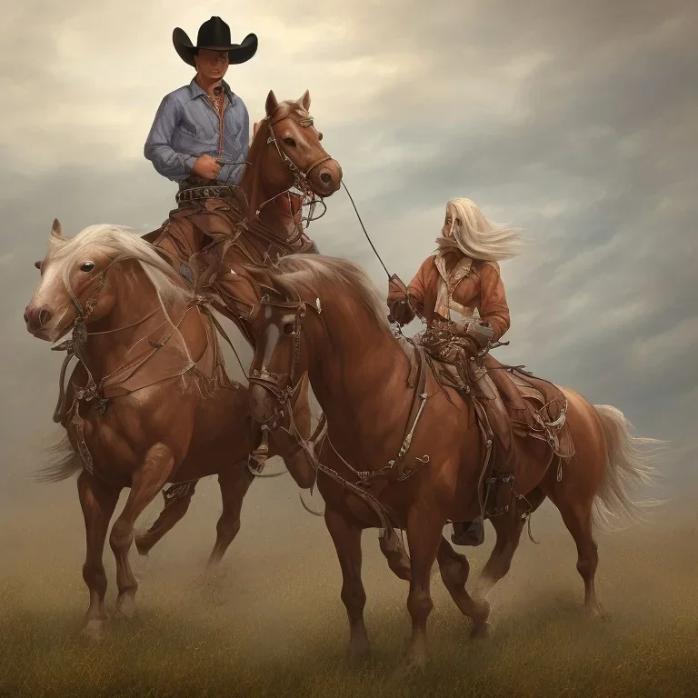 WESTERN cowboy horse