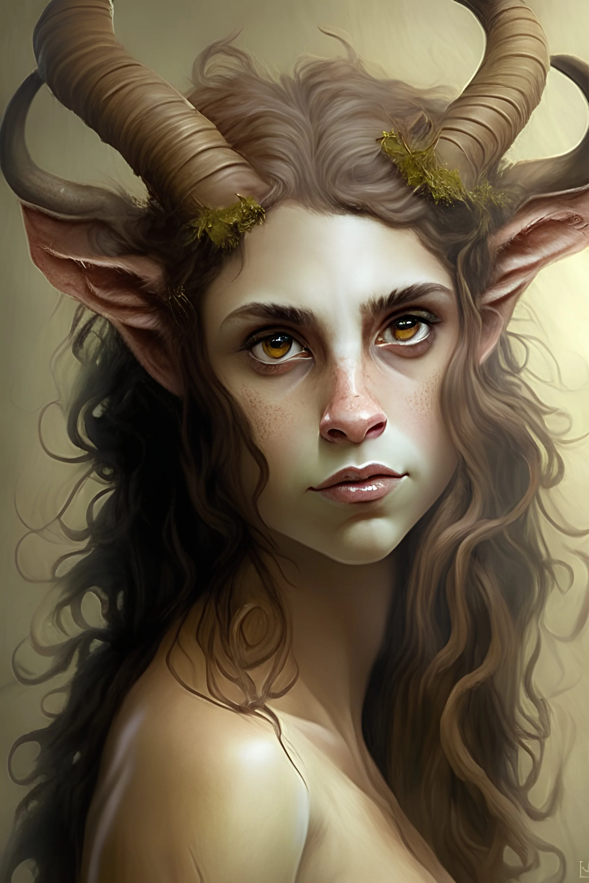 Beautiful Female Satyr