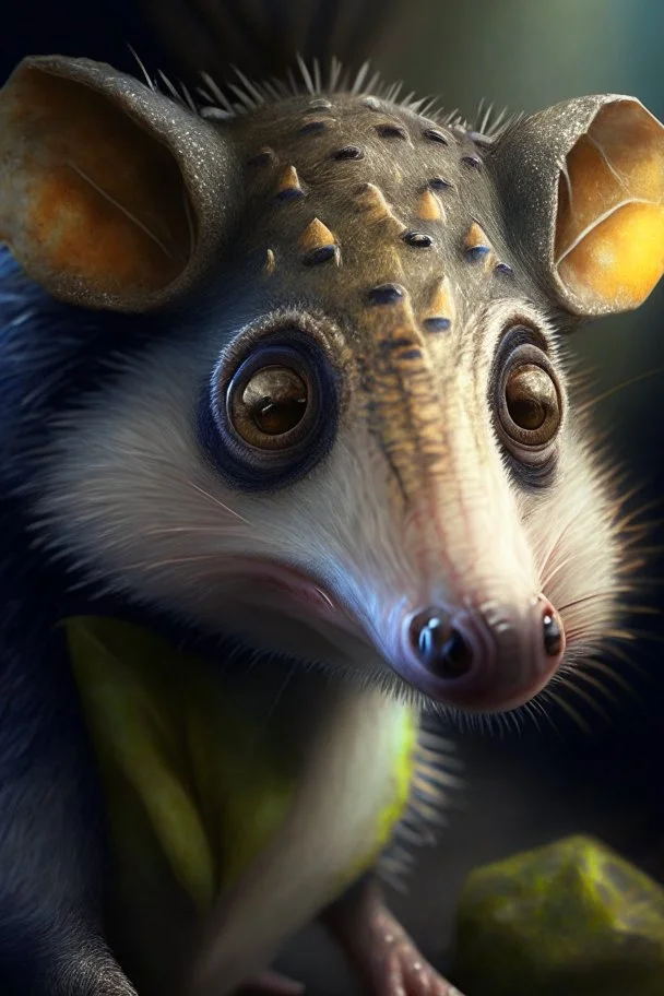 donkey turtle opossum,highly detailed, digital painting, fantasy painting, deviantart artstation, cinematic lighting, charming eyes 3D 16k Full UHD