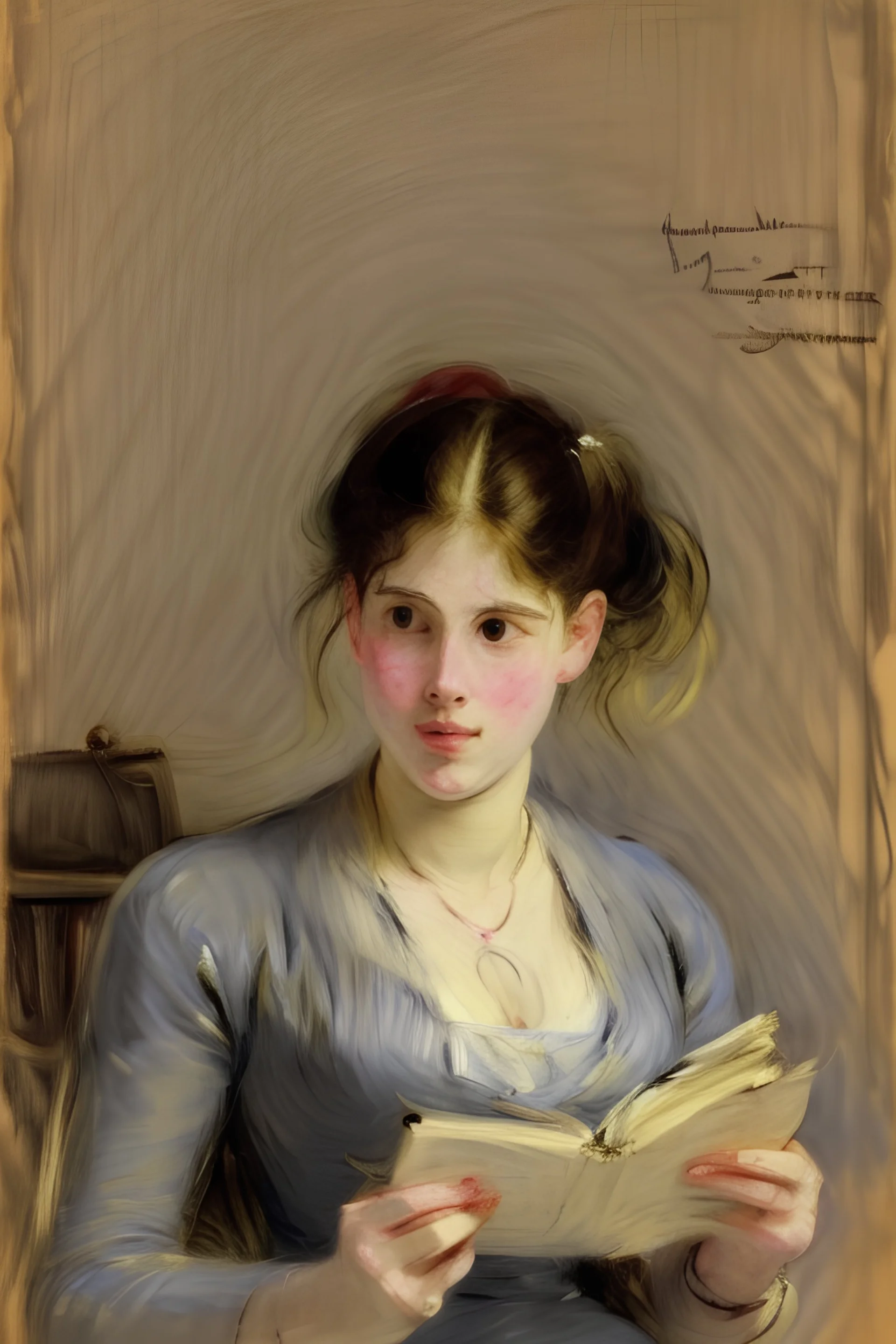 Berthe Morisot, Reading, 1873, Cleveland Museum of Art van gough