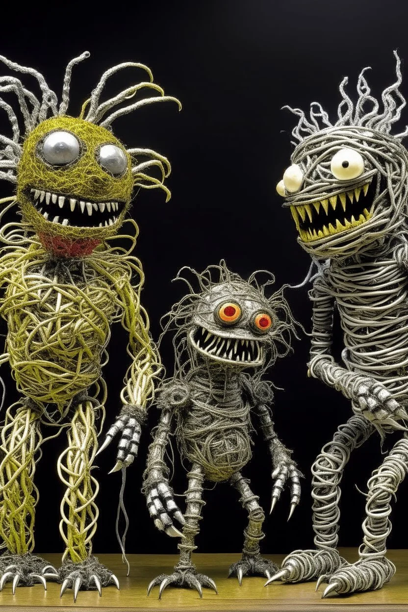 fraid wire monsters